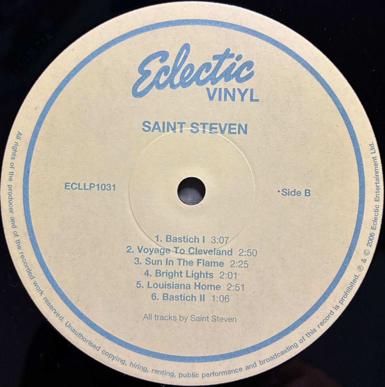 Schallplatten: Saint Steven - Same, Vinyl LP, RI von 2006 – Neu (gemäss Beschreibung) aus Buchberg von ICM-Tapefan-1961-MCS 7