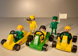 Playmobil Go-Kart Rallye, Rennwagen, Vintage-Rarität