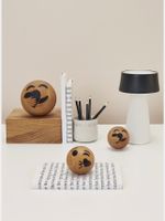 3x Holz Emojis 1Gross & 2x Klein UVP Sfr 69,-