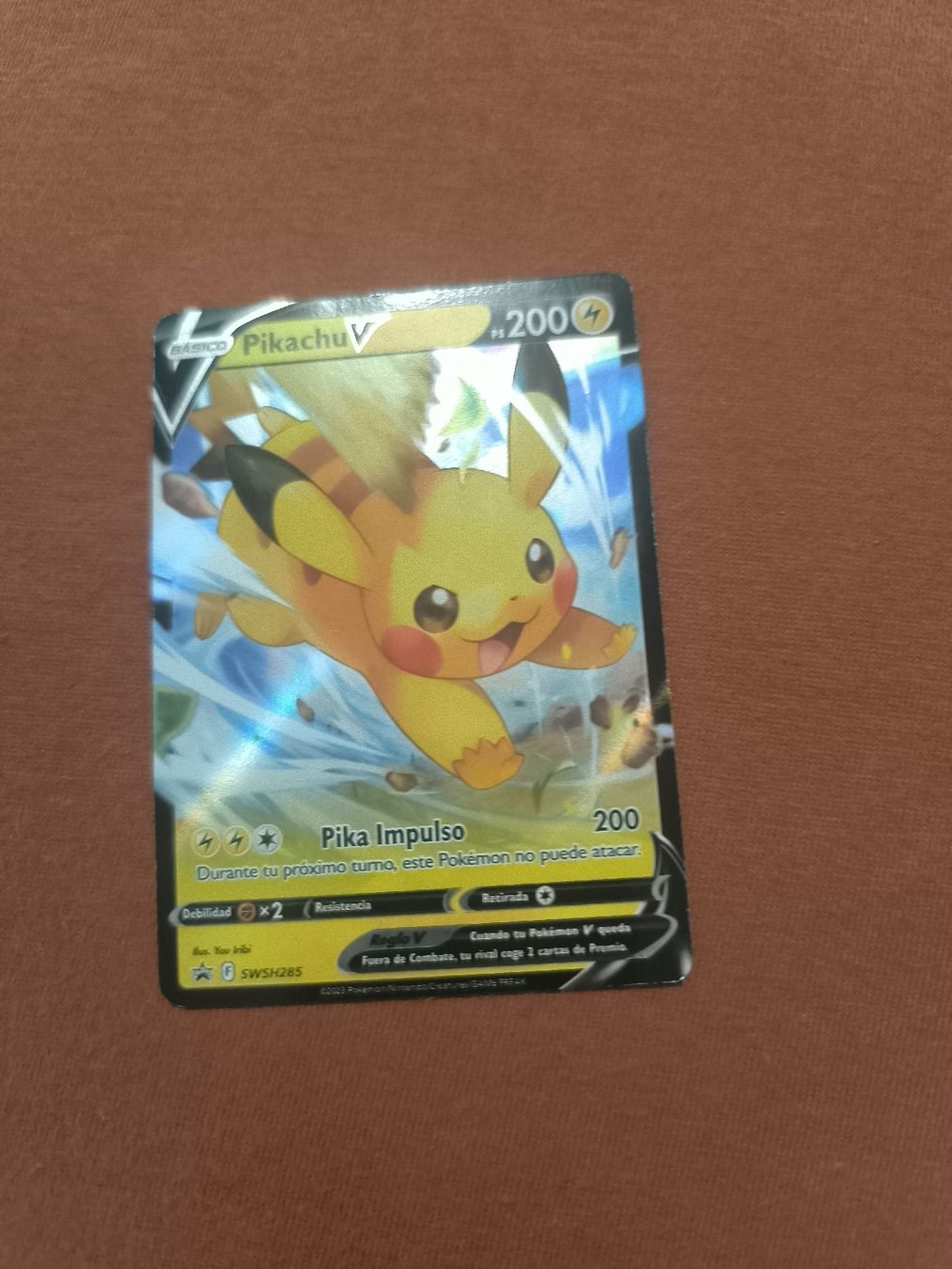 Cartes: Pokemon Pikachu V card, Spanish version, good condition – Neuf (Voir description) à Meilen par gor_hf5j