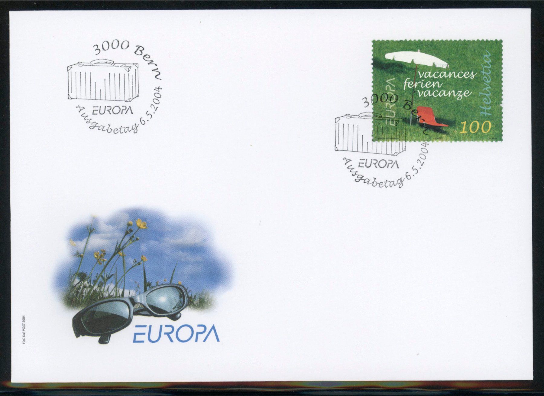 Tutti i francobolli: 2004, FDC, Europa – Usato da Willisau venduto da Vollstempel