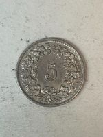 5 Rp. 1949 vz – schöne Patina – früher Jahrgang