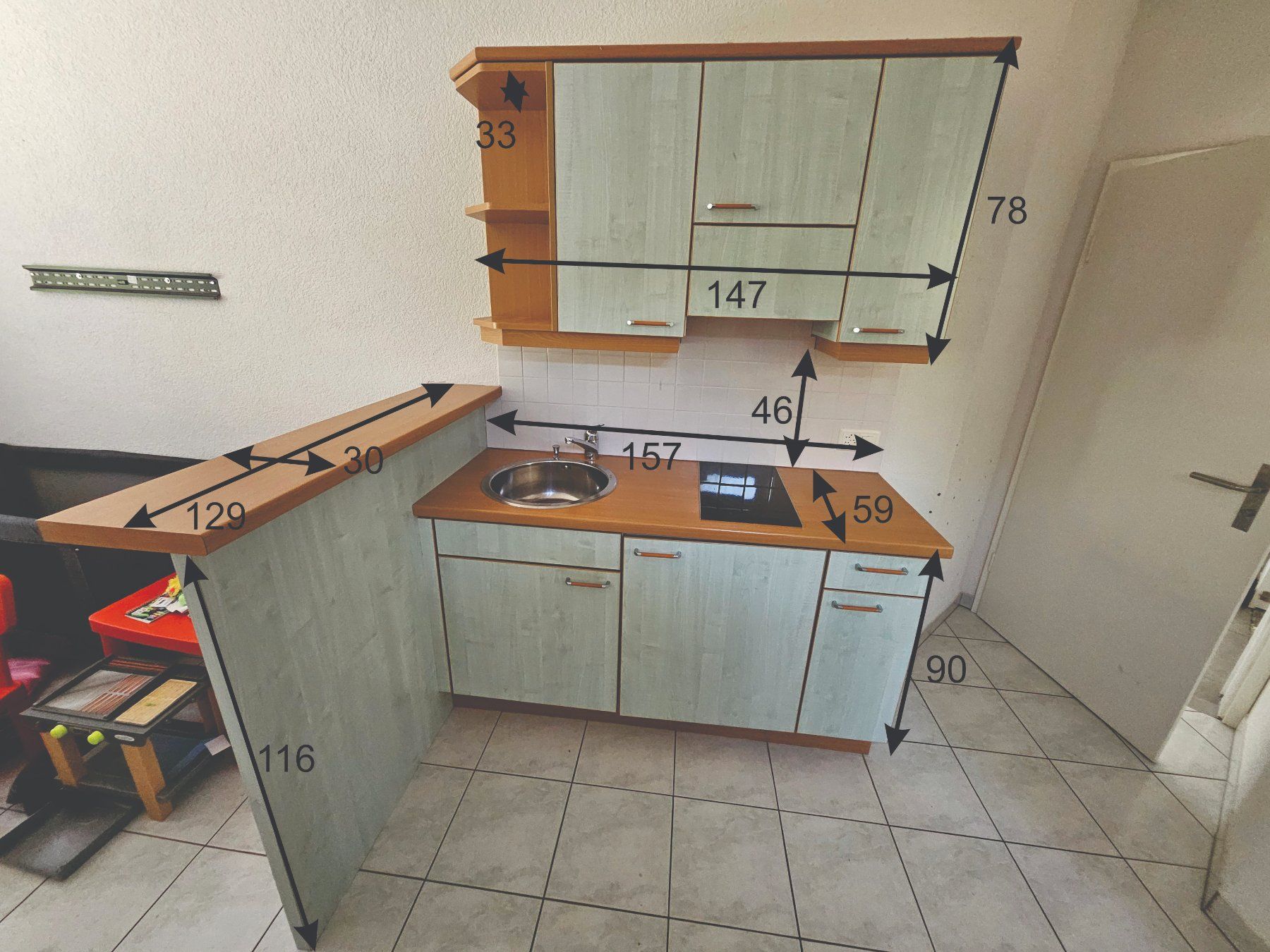 Cucine complete: Petite cuisine avec bar sympa – Usato da Lully VD venduto da Bletru 5