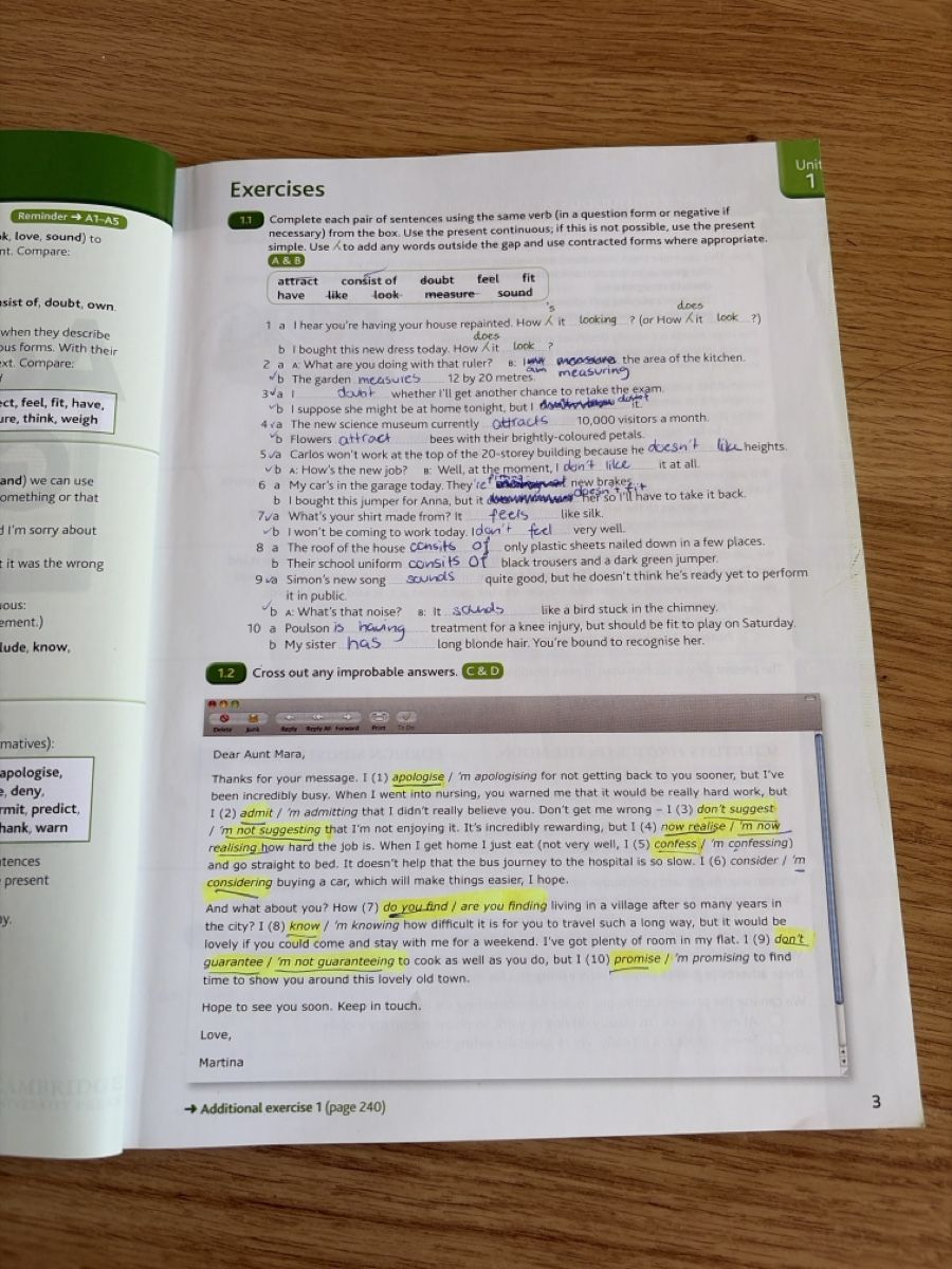 Libri: Cambridge Englisch Lernbücher Set Advanced gebraucht – Usato da Mels venduto da SarahMeier1999 3