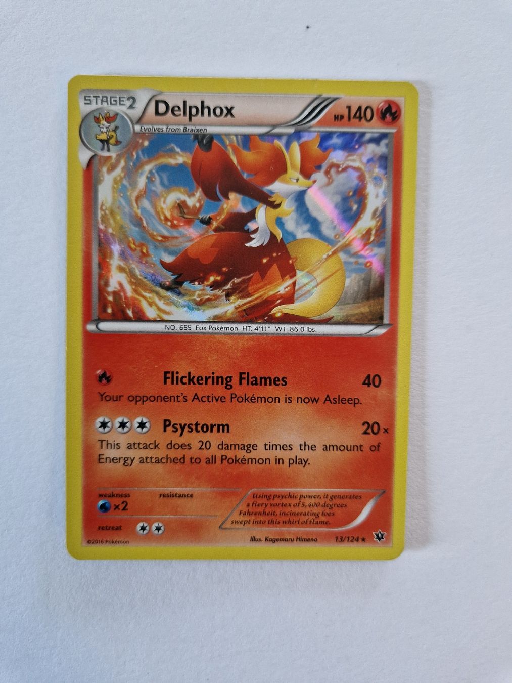 Pokémon Carte collezionabili: Delphox - Fates Collide - EN - Ab 1 – Usato da Romont FR venduto da raj_sjv9