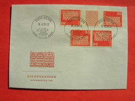 Baudenkmäler Kehrdruck  30 Rp.  Ersttagsbrief