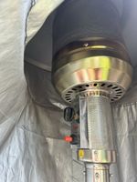 Stabiler Heizpilz, funktioniert- Deckel verformt 
