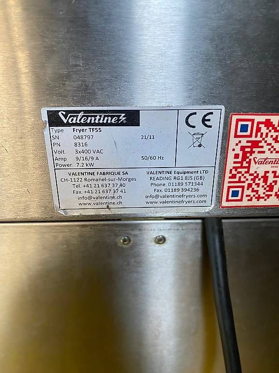 Cucine complete: Vend une friteuse Tf 55 double bacs Valentine – Usato da Martigny venduto da seater 3
