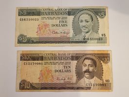 Banknoten aus Barbados