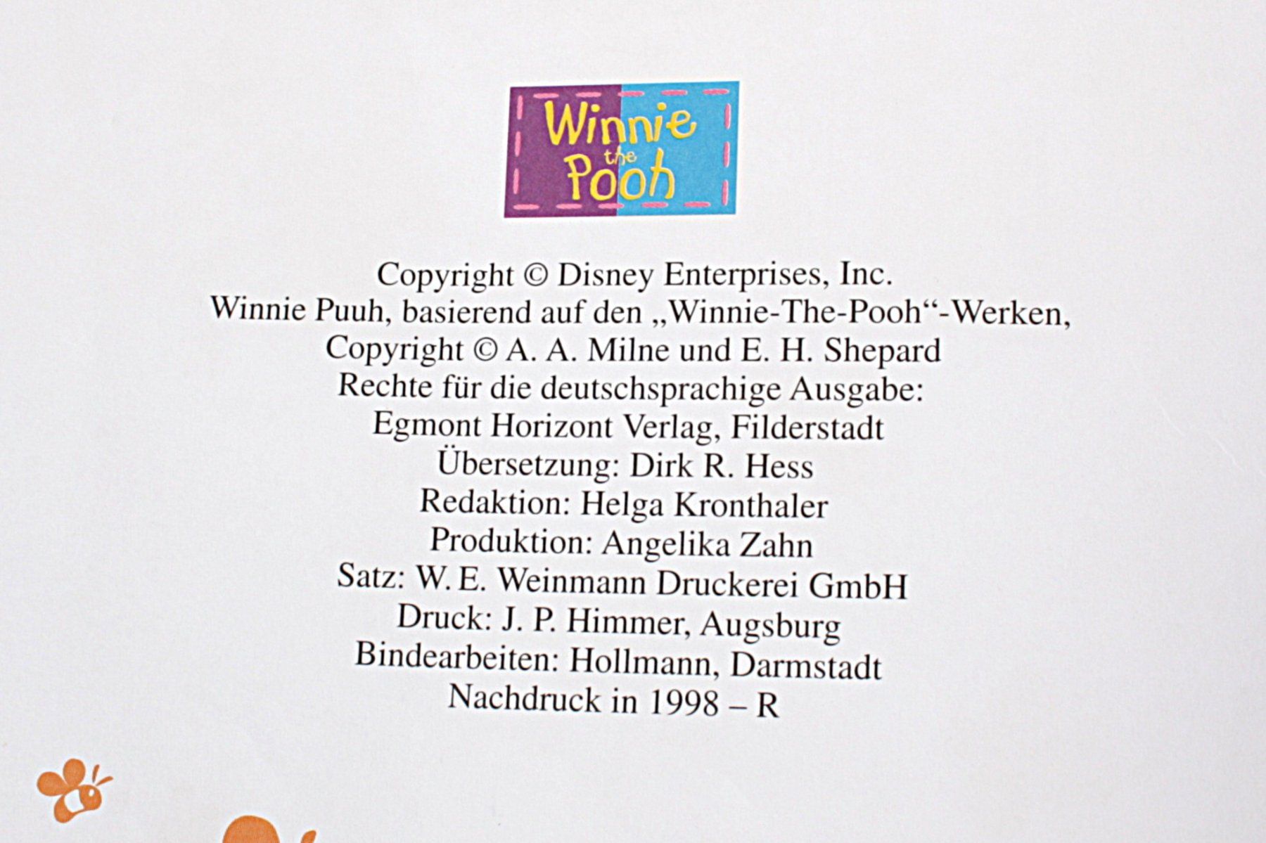 Bücher: Gute Freunde - Winnie Puuh – Gebraucht aus Zollikofen von Restwert_Zollikofen 2