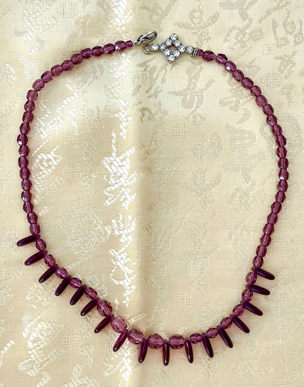 Amor Ketten: Halskette Perlen Amethyst 0,5x42cm Kette – Neu (gemäss Beschreibung) aus Kölliken von Prscoo 6