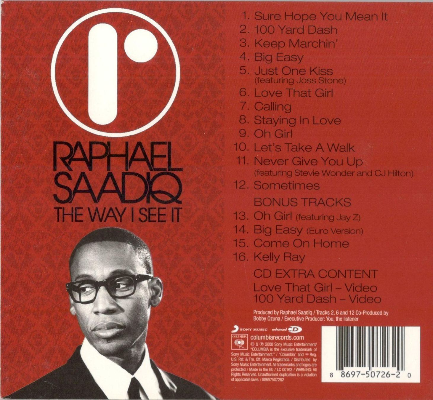 CDs: Raphael Saadiq CD The Way I See It – Gebraucht aus St. Margarethen TG von Smiley-Face 1