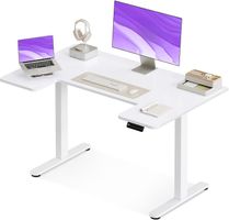Schreibtisch höhenverstellbar elektrisch 120x70 Weiss