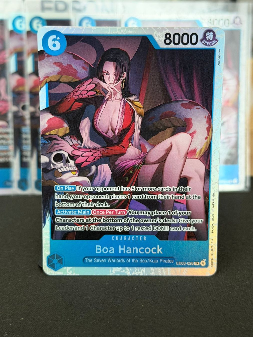 Bandai Carte collezionabili: Boa Hancock EB03-026 SR (1) – Nuovo (secondo la descrizione) da Brittnau venduto da TCGBratans