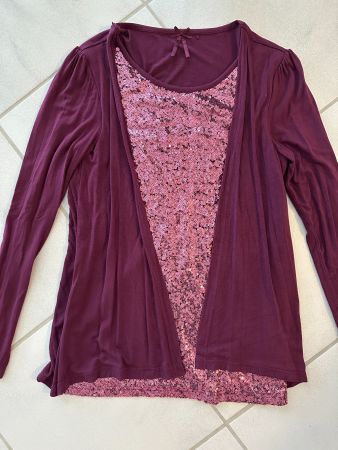 Wunderschönes 2-in-1 Langarm-Shirt (Gr. 176/182)