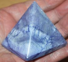 Deko - Heilstein W-50 – Pyramide - Ägyptischer Alabaster – 5