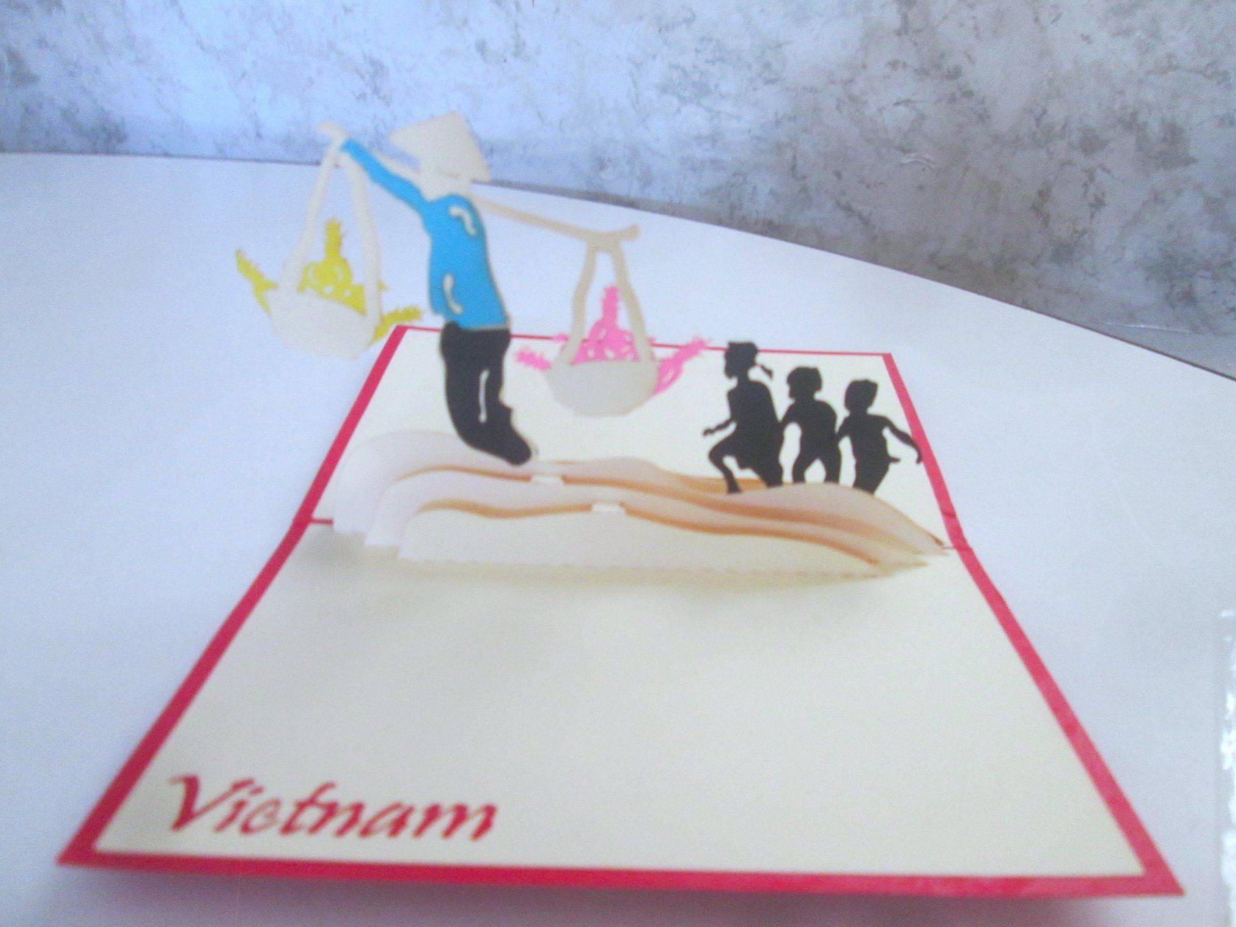 Cartoline postali: Original-Postkarte von Vietnam, neu – Nuovo e nell'imballaggio originale da Sementina venduto da babucia