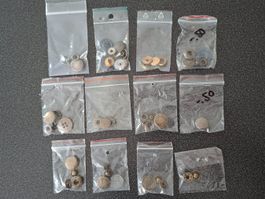 Druckknopf-Nieten Lot für Jacken Neu