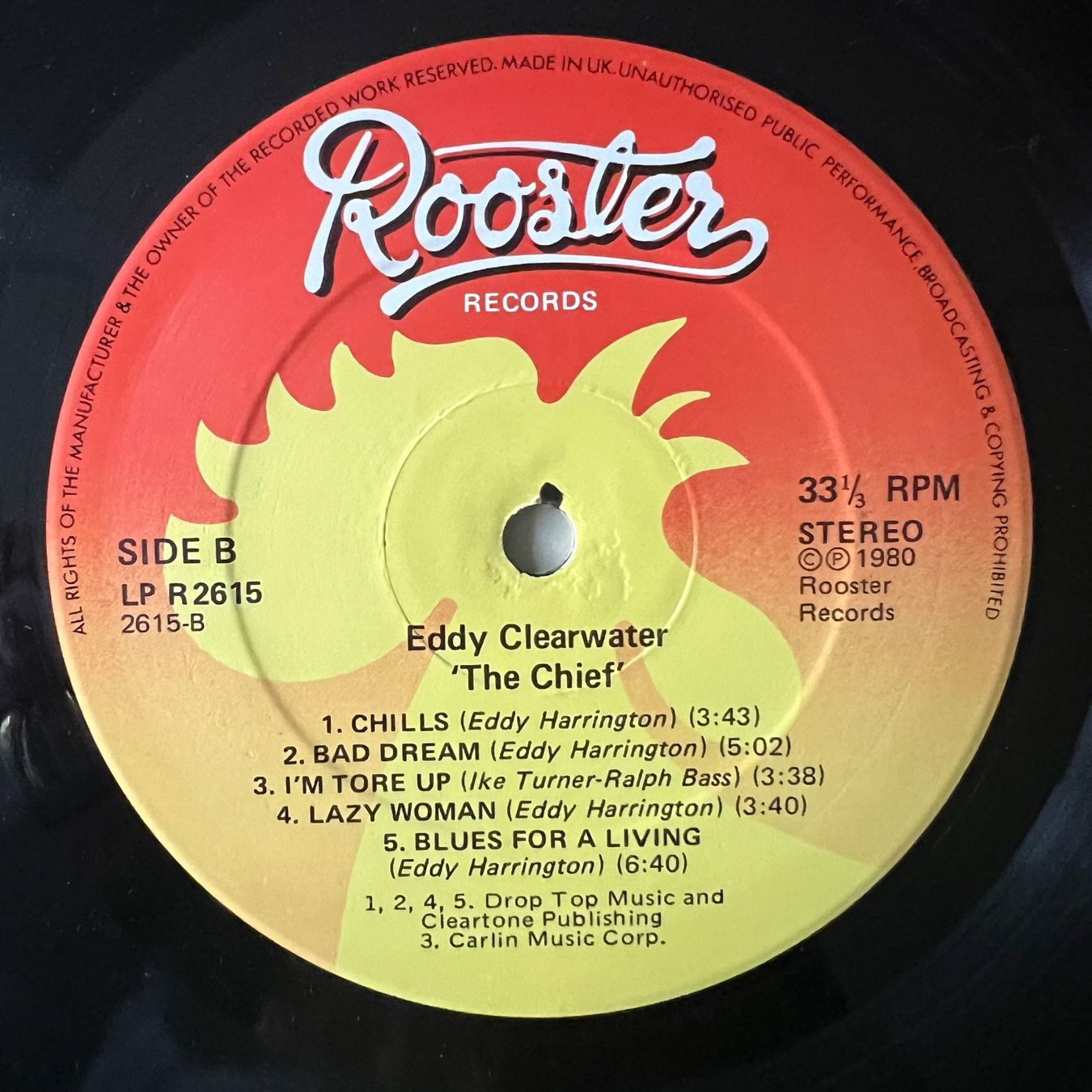 Dischi in vinile: Eddy Clearwater - The Chief / 1. US-Press. 1980 – Usato da Gais venduto da soundcave57 1
