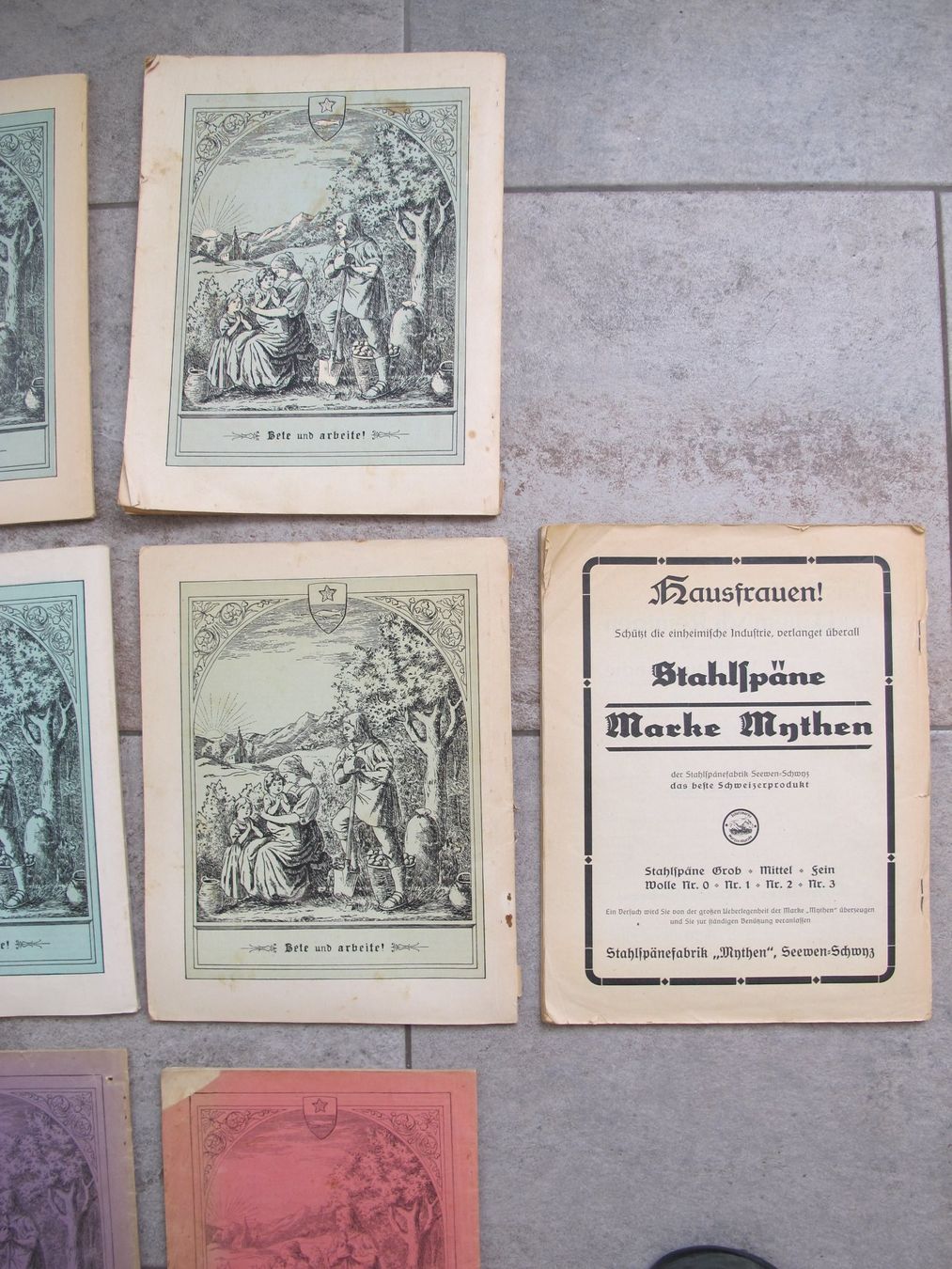 Calendari: 9 antike Zuger Kalender – Usato da Wädenswil venduto da Turusukko 8