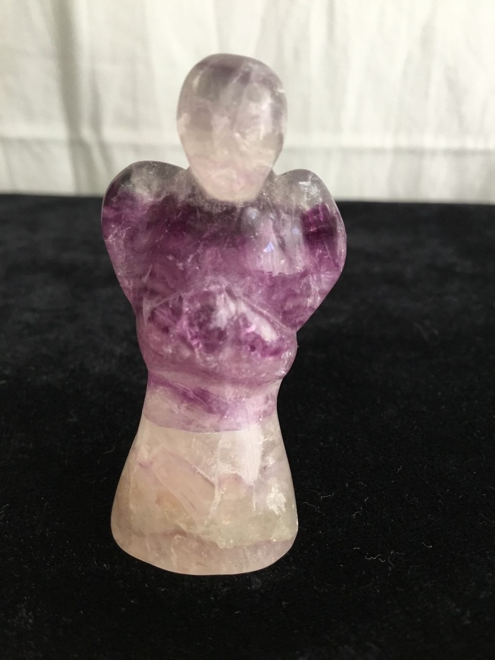 Minerali & Pietre curative: Engel aus Amethyst Heilstein – Nuovo e nell'imballaggio originale da Doppleschwand venduto da lapis106