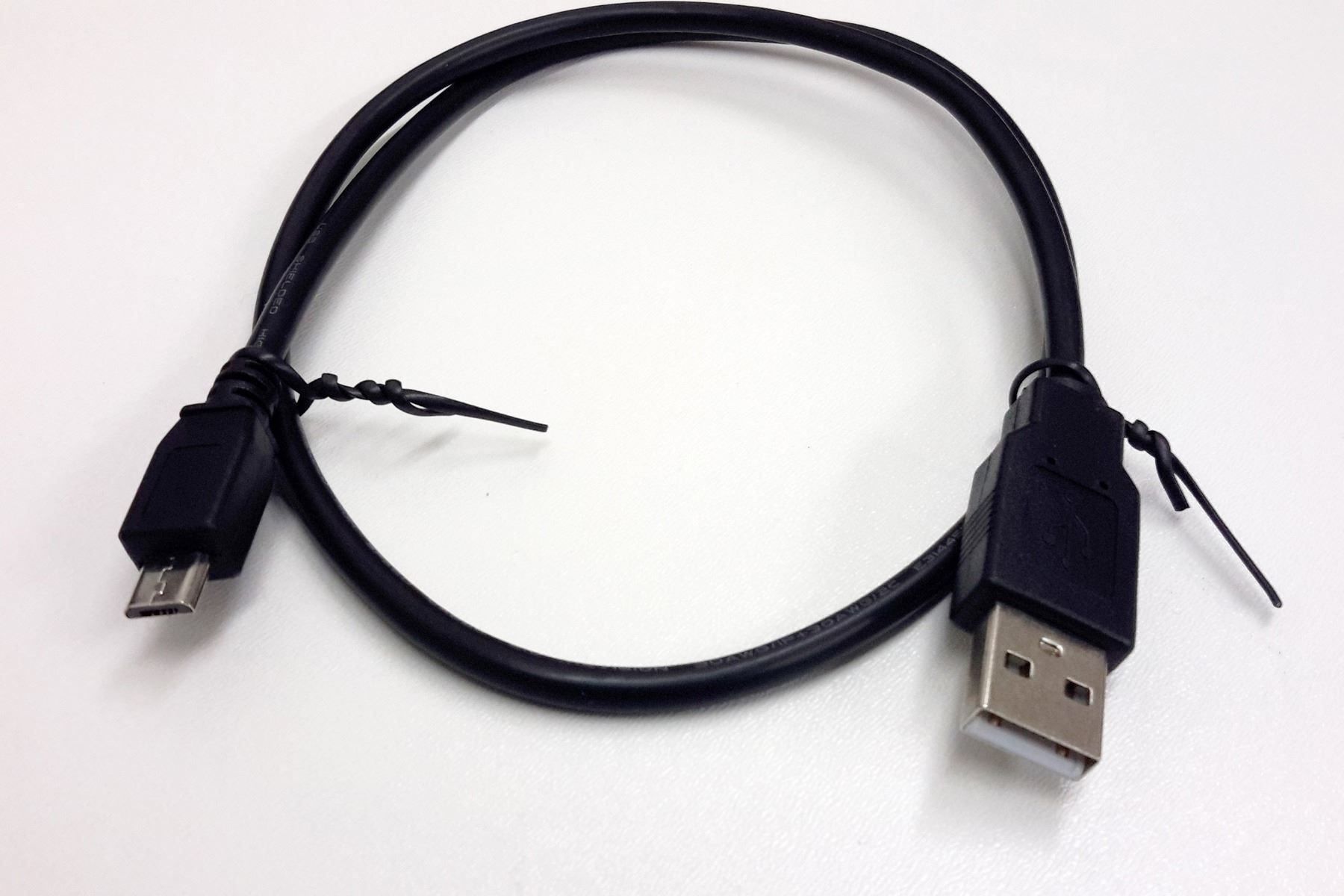 Cavi: USB Micro Kabel, 60 cm, Schwarz – Nuovo e nell'imballaggio originale da St. Gallen venduto da cointec