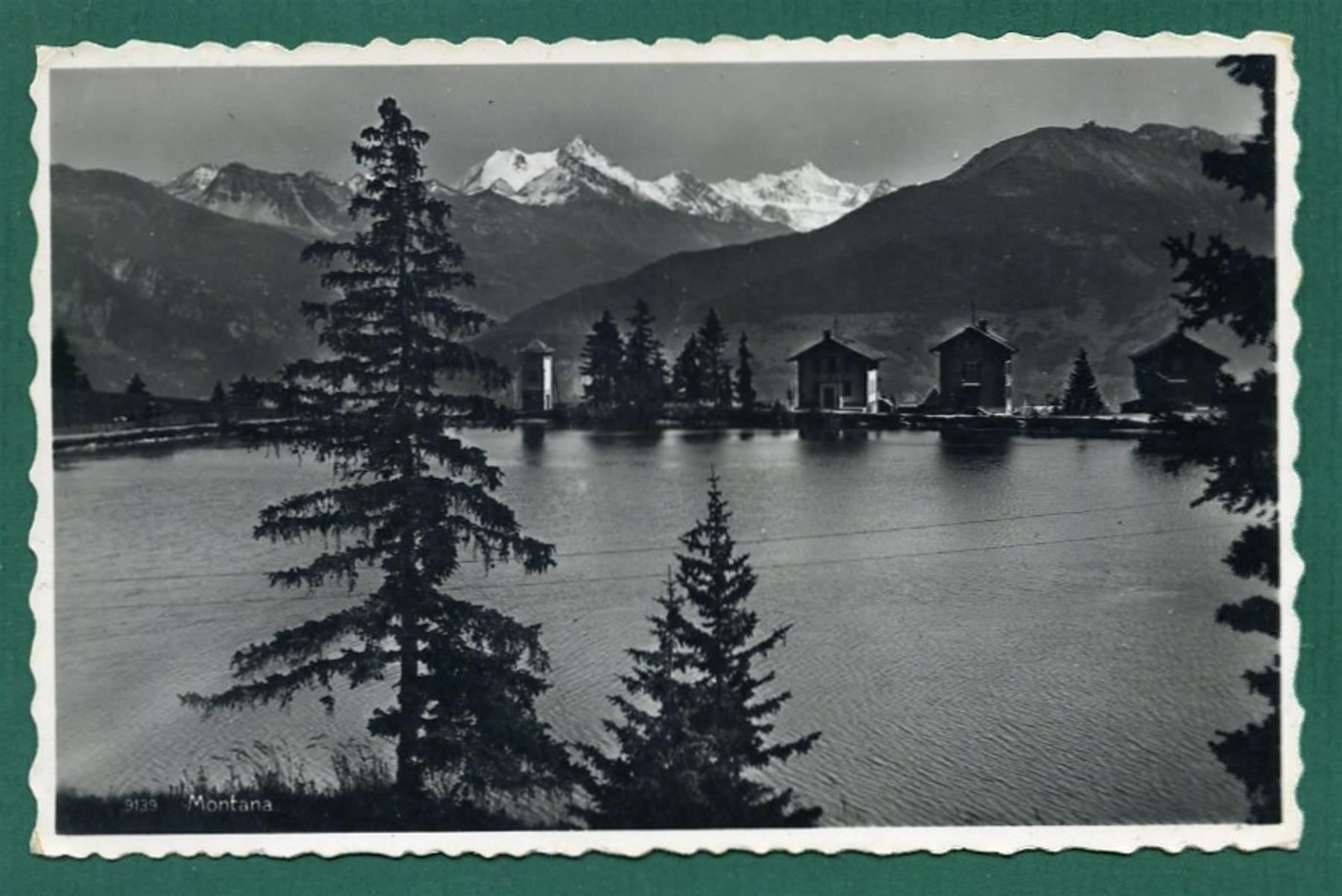 Ansichtskarten: Montana, 1955, gelaufen – Gebraucht aus Sargans von Hausi1951