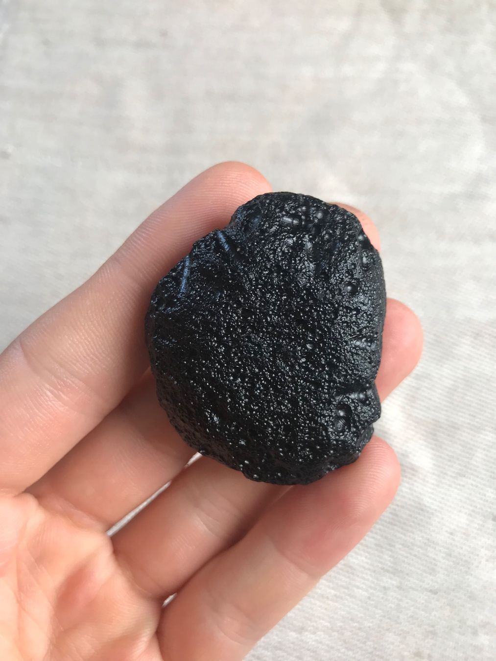 Edelsteine: grosser Tektit/Indochinit Einschlag Meteorit 49g – Gebraucht aus Biel von djvalbnc 1