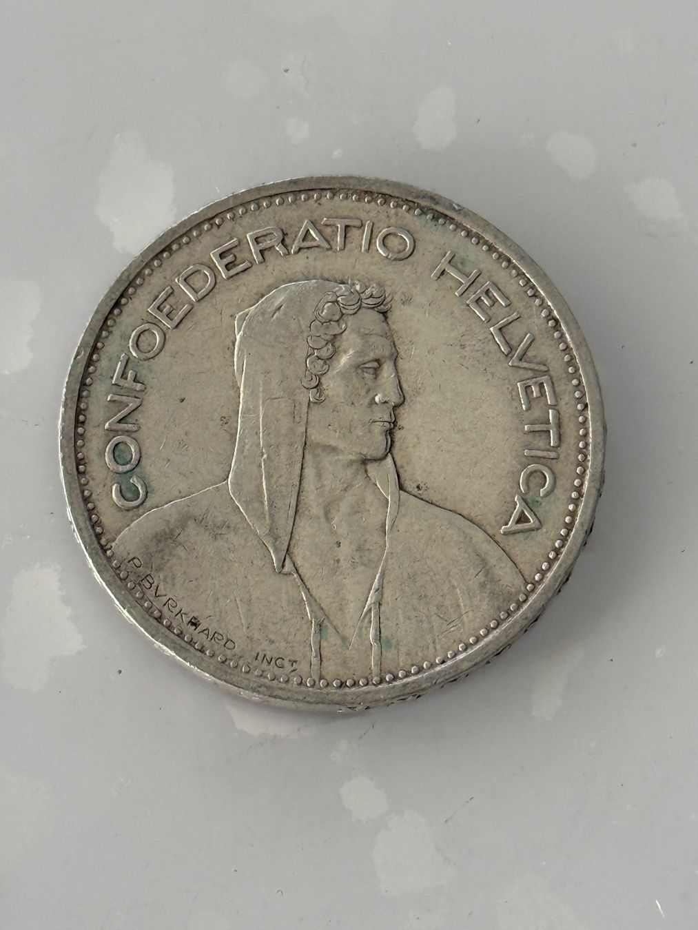 Tutti le monete: 5 Franken 1949  Rar – Usato da Wallisellen venduto da SWISS_SILVER1