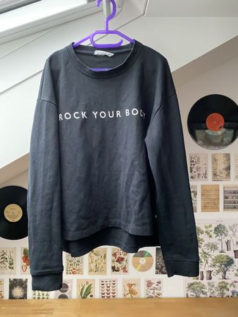 Pullover schwarz "Rock your body" Gr. S