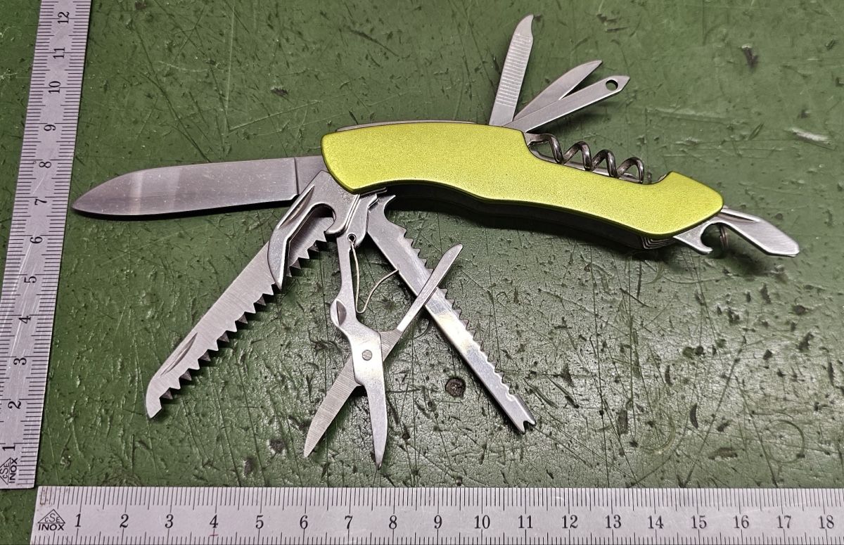 Coltelli tascabile: Cooles Taschenmesser Gelb, neuwertig – Usato da Burgdorf venduto da gbergler33