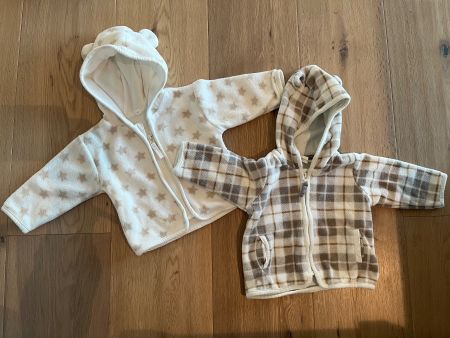 2 Soft Fleece Jacken Gr 62