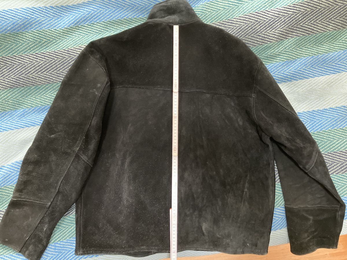 Giacche: Schwarze Wildlederjacke von Trapper USA Gr. L – Usato da Aesch BL venduto da Vondenbienen 6