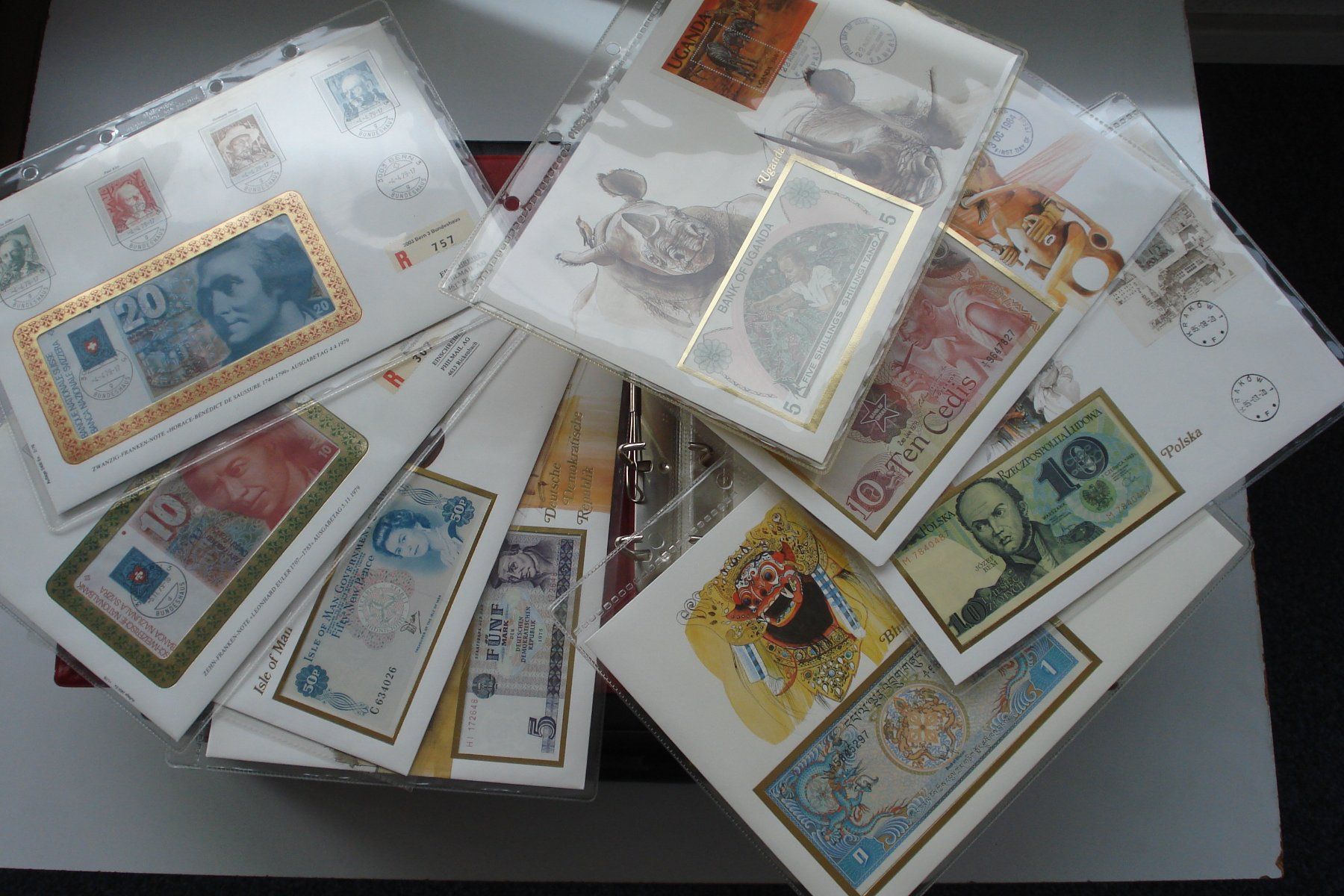 Banconote: Banknoten-Briefe – Nuovo (secondo la descrizione) da Bösingen venduto da mabo112 1