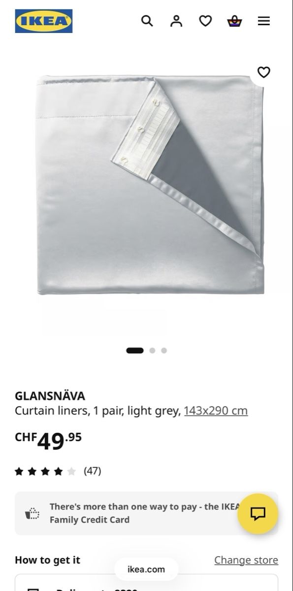 Vorhänge: Vorhänge Ikea Glansnäva neu – Neu (gemäss Beschreibung) aus Fehraltorf von Erdo81 2