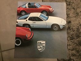 Porsche Programm Verkaufsprospekt 8 Seiten französisch