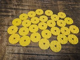 lego 60474 lot de 28 pièces Yellow Plate, Round 4 x 4