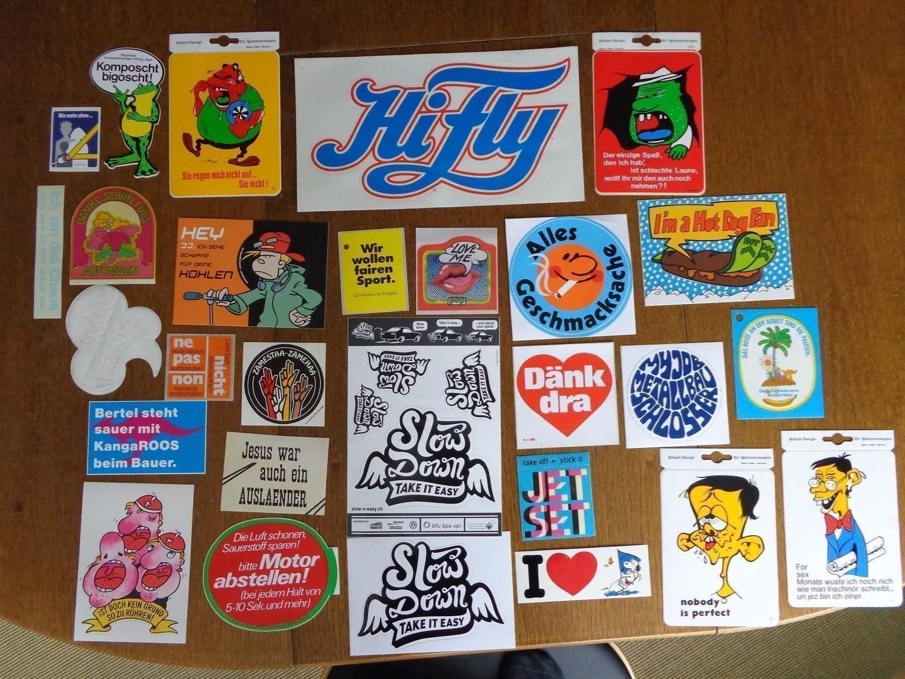 Sticker: 70iger-90iger Sprüche-Aufkleber – Usato da Cham venduto da mktreasure 3