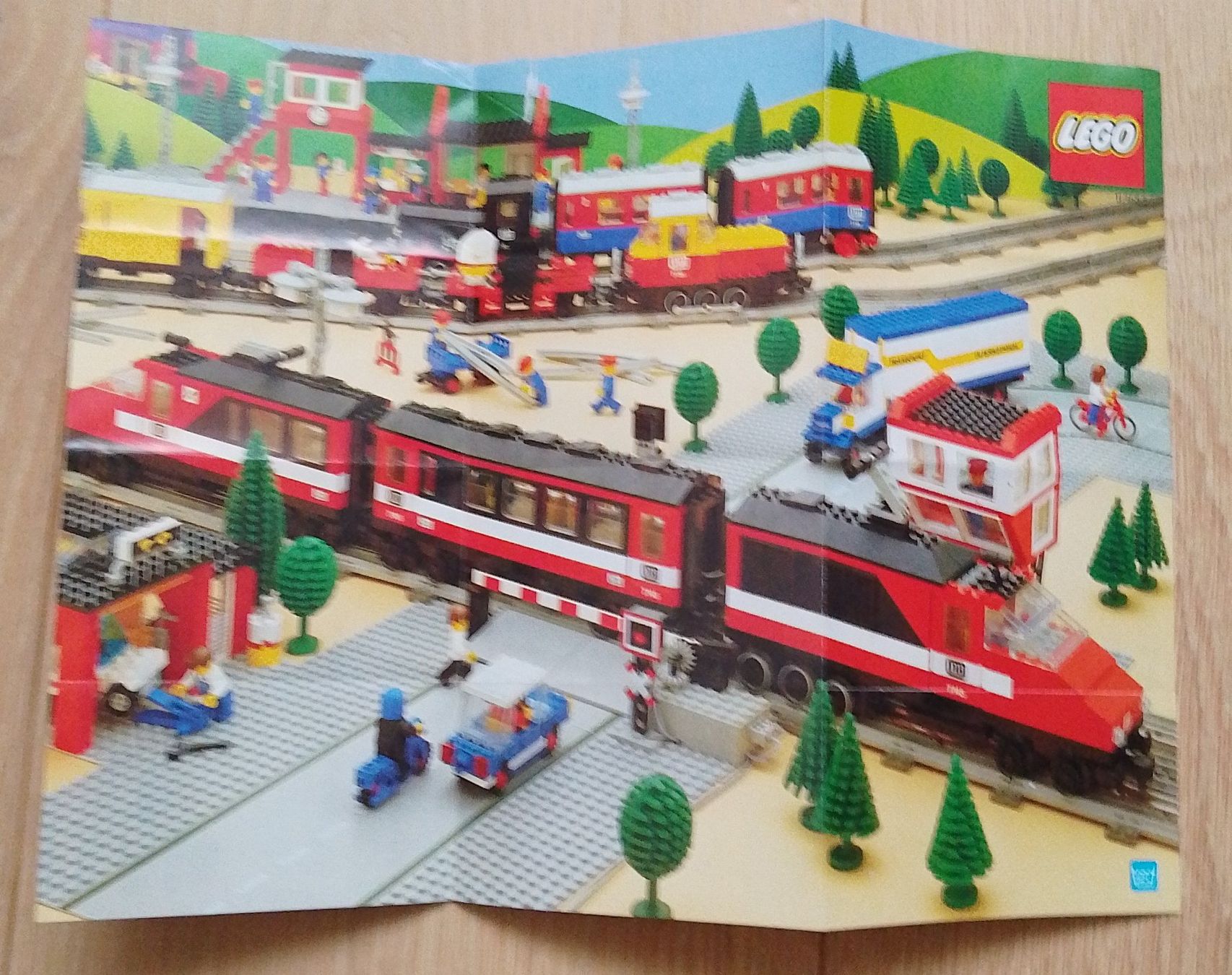 Lego Documenti: LEGO Eisenbahn Katalog Prospekt 80er gefaltet u. eingerissen – Usato da Wohlen AG venduto da salamanderspielwaren 3