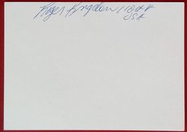 Roger Kingdom Autogramm signiert Karte 10x15cm