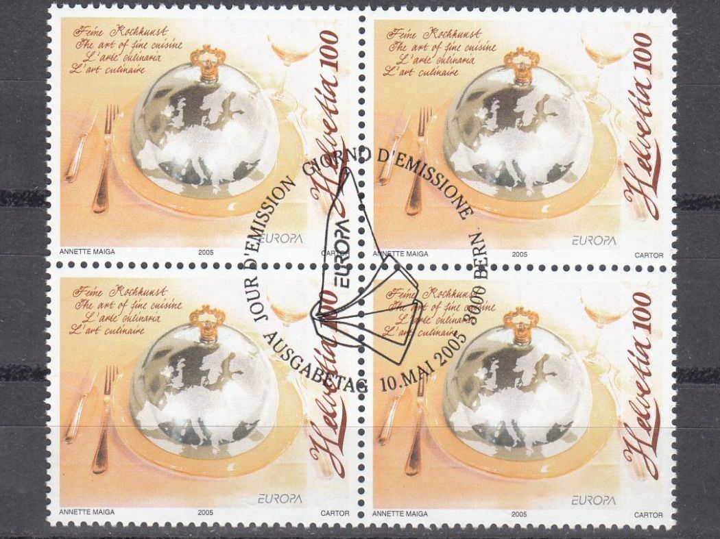 Alle Briefmarken: SBK 1162 im 4er-Block mit ET – Gebraucht aus Bürglen TG von StampGraf