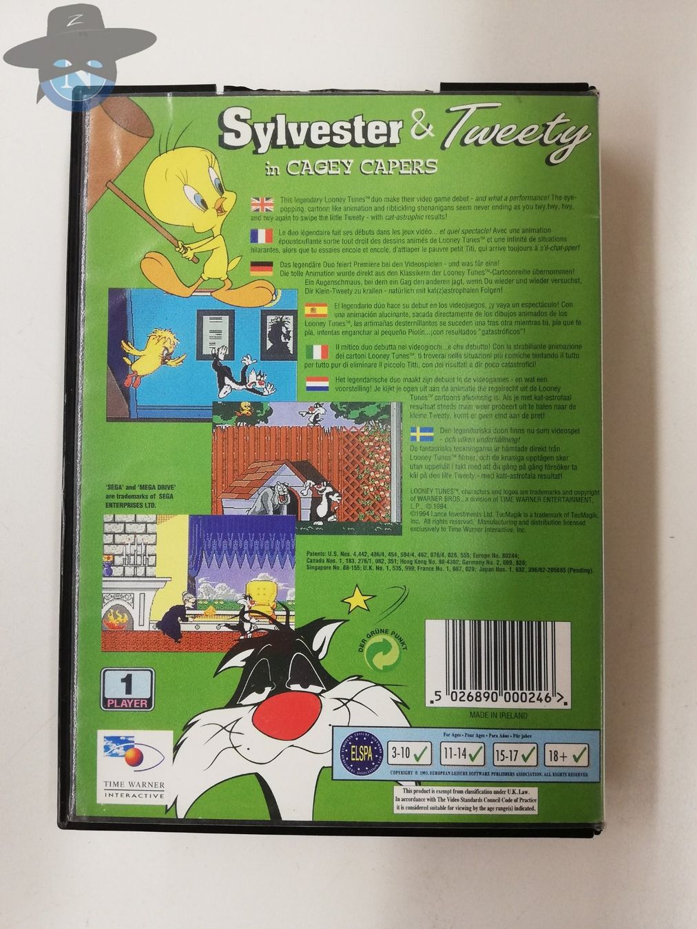 Sega Giochi: Sylvester & Tweety / Sega Mega Drive MD – Usato da St. Gallen venduto da zorro_dc 1