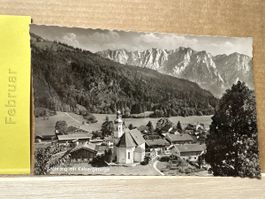 AK von Sachrang mit Kaisergebirge