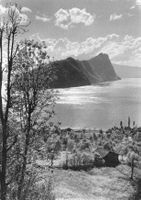 Vitznau/LU – Blick auf den Bürgenstock Vierwaldstättersee G