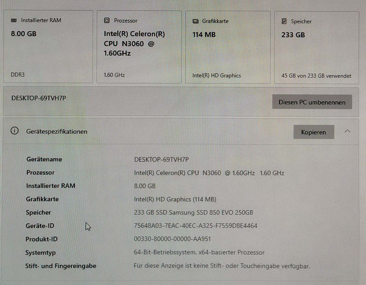 Intel PC: Mini PC Intel NUC - ab CHF 1.-- – Usato da Neuendorf venduto da Buggle 4