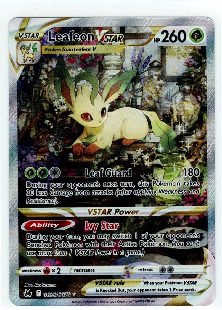 Pokémon Cartes à collectionner: Leafeon VSTAR GG35 – D'occasion à Zürich par PACE79