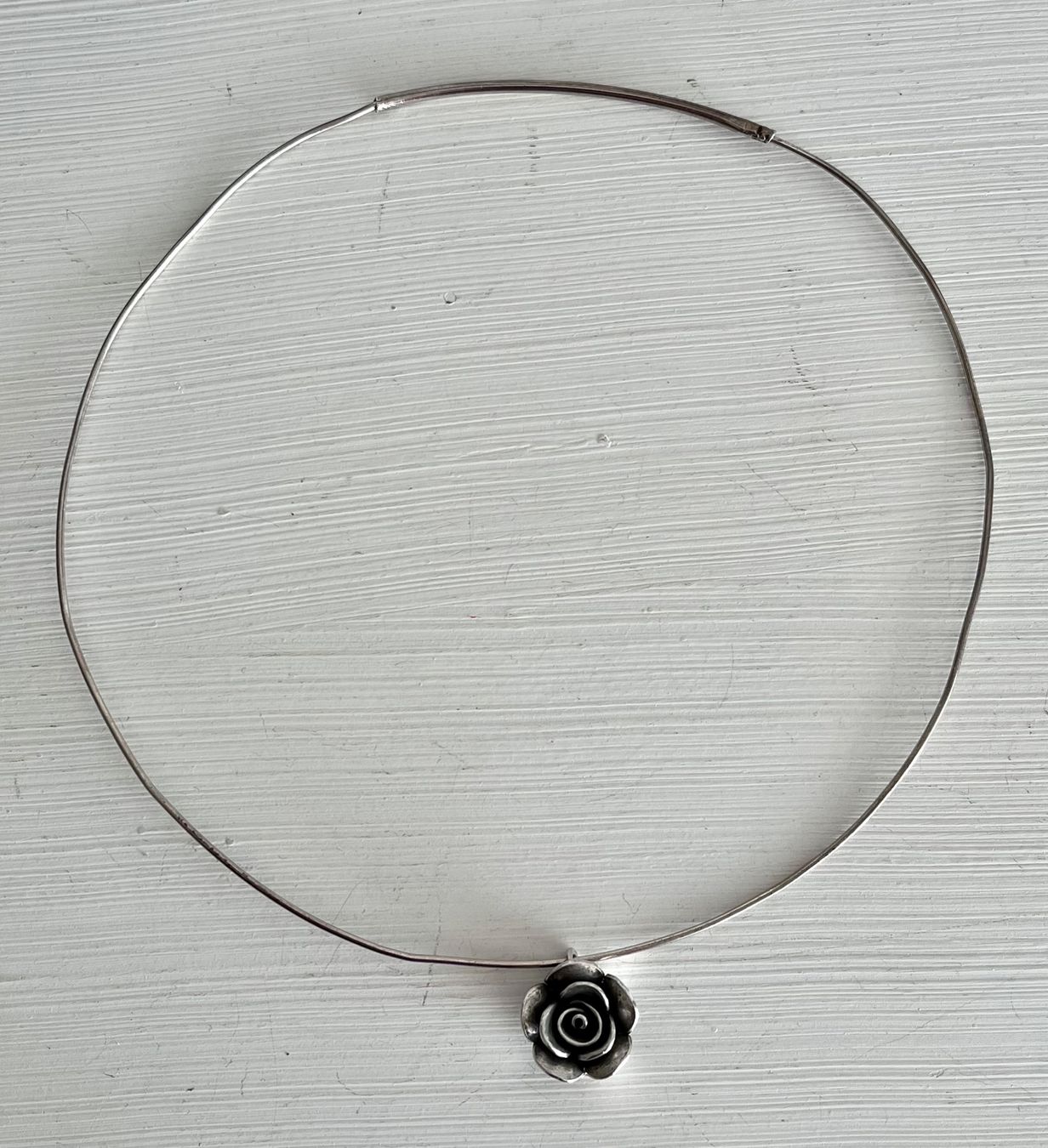 Catenine: Collana argento con rosa – Usato da Breganzona venduto da mas_tv72 1