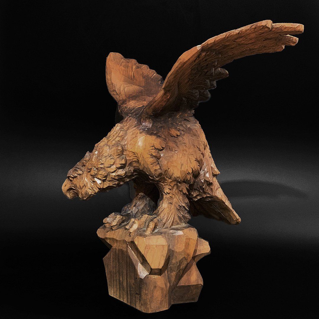 Sculture & Statue: Imposanter geschnitzter Brienzer Adler – Usato da Luzern venduto da Eukalyptus 3