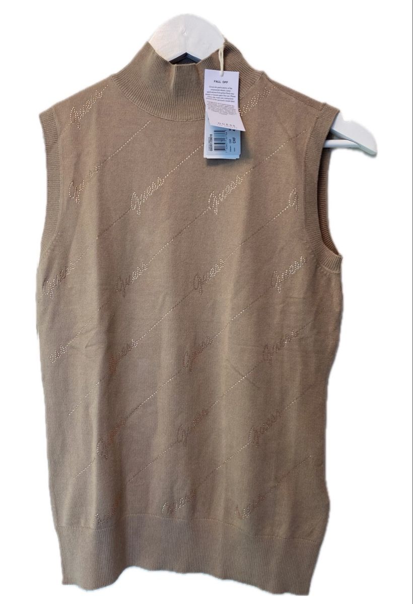 Guess Maglioni & Felpe: 3 NEUE Pullunder GUESS dunkelpink, weiss, beige – Nuovo e nell'imballaggio originale da Wolfwil venduto da ISAsShop 2