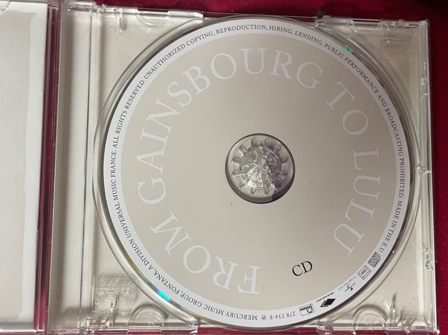 CD: Lulu Gainsbourg – Nuovo (secondo la descrizione) da Muri b. Bern venduto da AdidasCollector 2